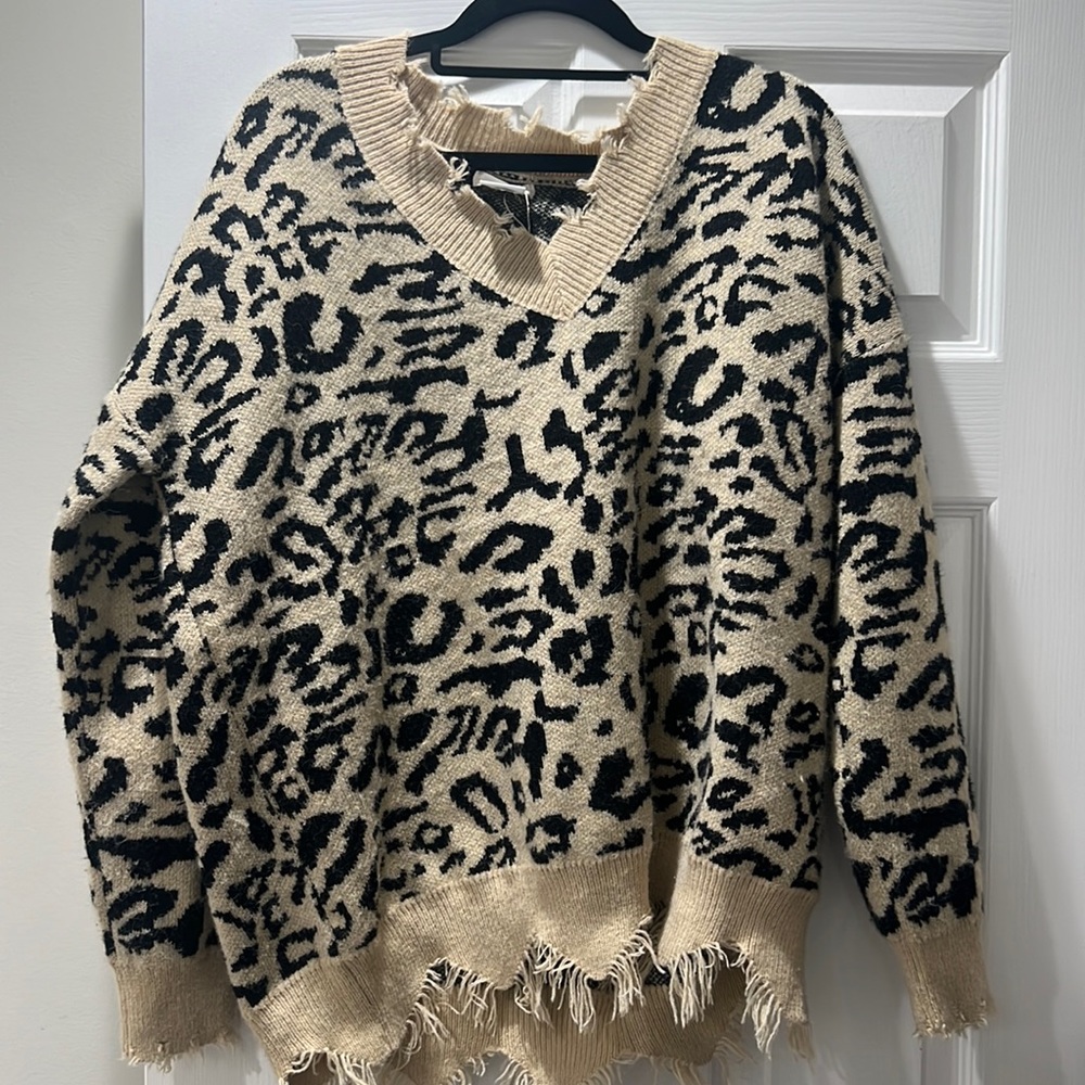 Cheetah Sweater